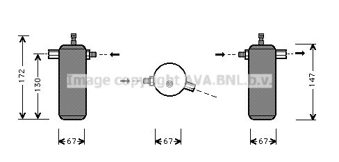 AVA QUALITY COOLING Осушитель, кондиционер CRD044